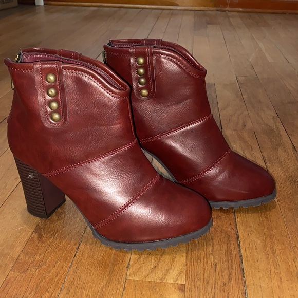 Maroon booties - Picture 2 of 6